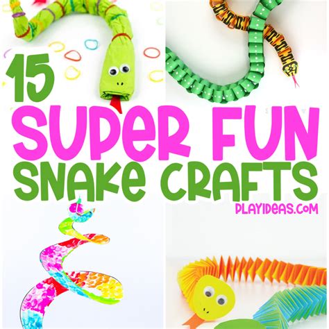 15 Super Fun Snake Crafts