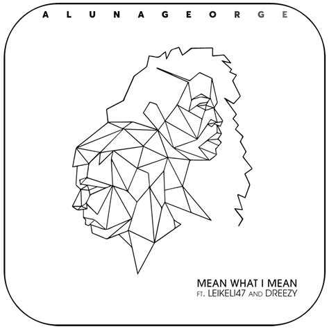 AlunaGeorge Mean What I Mean Album Cover Sticker Album Cover Sticker