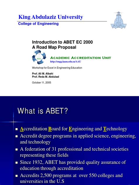 What Is Abet | PDF | Educational Assessment | Engineering