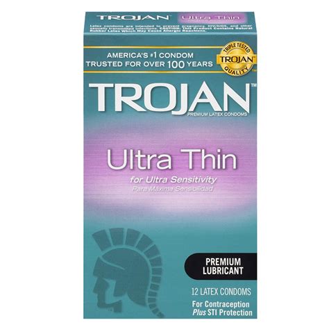 Trojan Ultra Thin Condoms 12ct - Delivered In As Fast As 15 Minutes