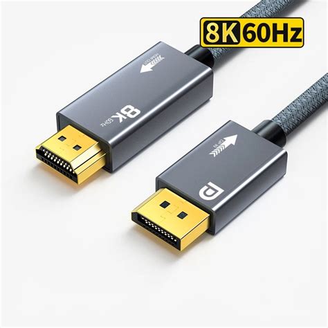 1m DisplayPort to HDMI Cable | Ultra HD 8K@60Hz