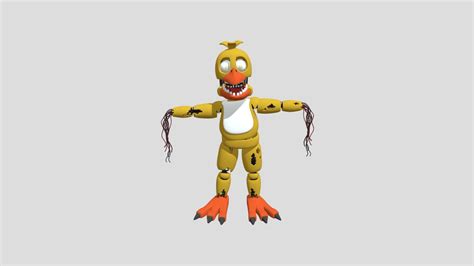 Withered Chica by Coolioart - Download Free 3D model by GeJato [e44dfc9] - Sketchfab