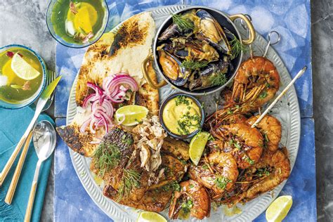 Grilled Seafood Platter - Ingredients and Method - Fresh Living