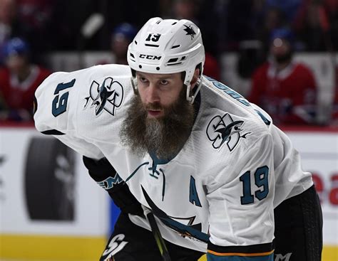 Look: Joe Thornton loses part of his beard in a fight