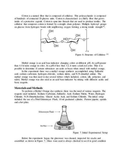 Synthesis of Methyl Orange Dye