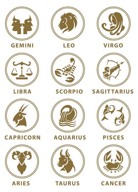 Transparent Zodiac Signs Set PNG Clipart Image | Gallery Yopriceville ...