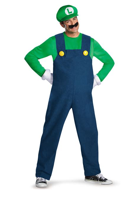 Luigi Costume Adult