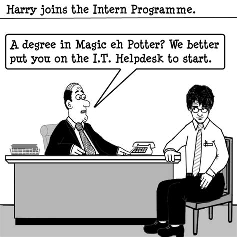 Intern Potter By cartoonsbyspud | Business Cartoon | TOONPOOL