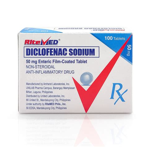 All / Ritemed® Diclofenac Sodium 50mg Enteric Film-Coated Tablets