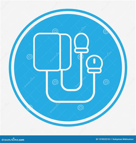 Blood Pressure Vector Icon Sign Symbol Stock Illustration ...