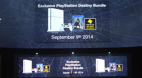 White PS4 To Be Released 9.9.14 As Part Of Destiny Bundle [E3] | TechFaster