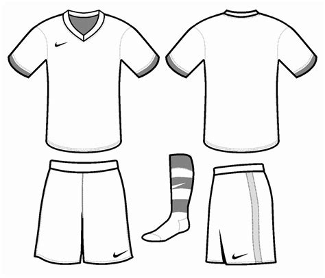 Nike Football Uniform Template Fresh Free Blank soccer Jersey Template Download Free Clip Art ...