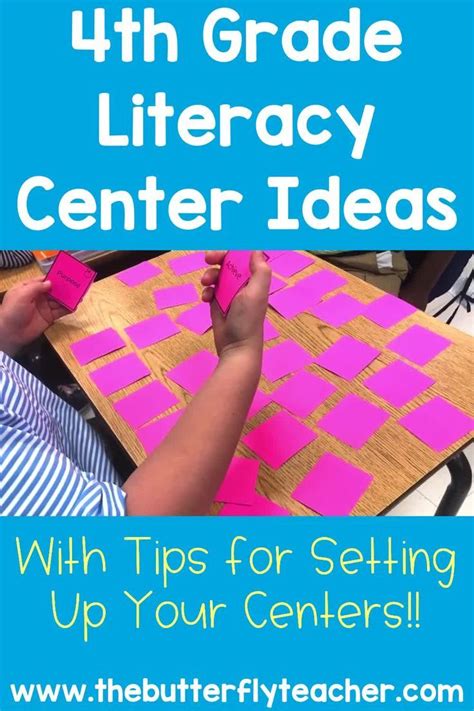 4th grade literacy centers – Artofit