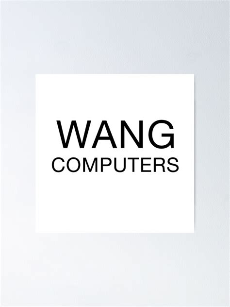 "WANG COMPUTERS (Worn by Martin Prince from “The Simpsons”)" Poster for ...