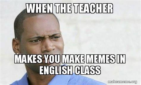 English Class Meme