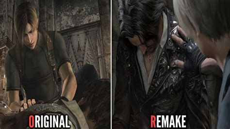 LUIS SERA DEATH SCENE Comparison in Resident Evil 4: Original vs Remake ...