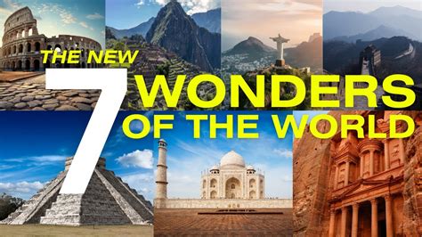 Discover Mind-Blowing Sights: New Seven Wonders of the World 2023 - YouTube