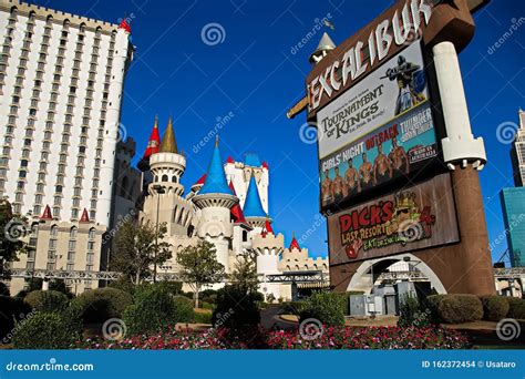 The Excalibur Hotel and Casino in Las Vegas. Editorial Stock Image ...