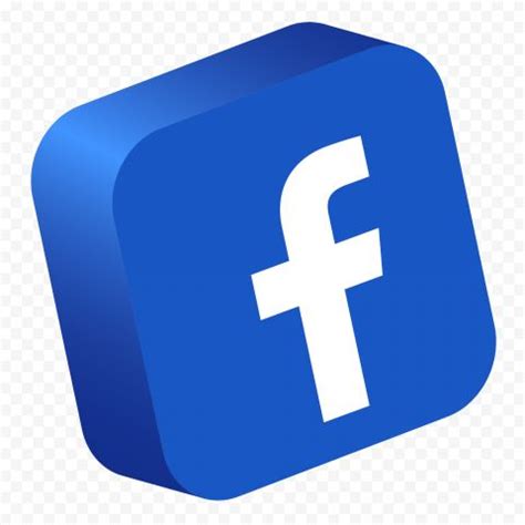 3D Facebook Logo Mobile App Icon | Mobile app icon, Instagram logo transparent, App icon design