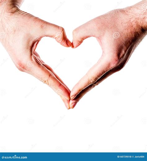 Hand Showing Heart Gesture stock photo. Image of space - 60729018