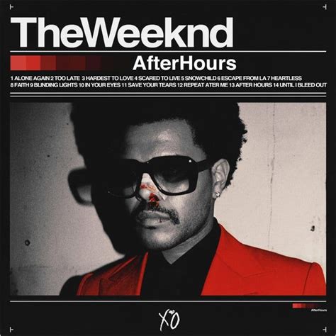 The Weeknd - After Hours - fakealbumcovers | Pochette album, Fond d ...