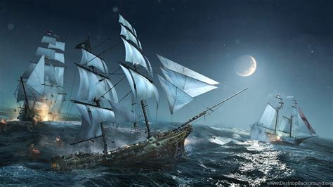 Pirates Of The Caribbean All Ships Wallpapers - Wallpaper Cave