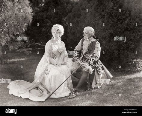 SCARAMOUCHE, 1923. /nAlice Terry and Lewis Stone in a scene from the ...