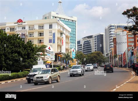 Street view in Kigali city center, Rwanda, Africa Stock Photo - Alamy