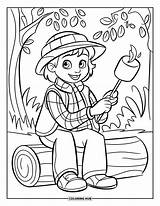 105  Campfire Coloring Pages For Kids & Adults Free Printable PDFs sketch template