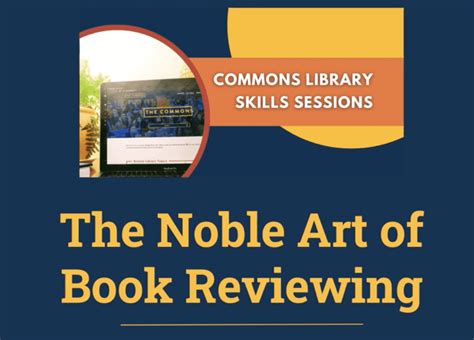 The Noble Art of Book Reviewing - The Commons