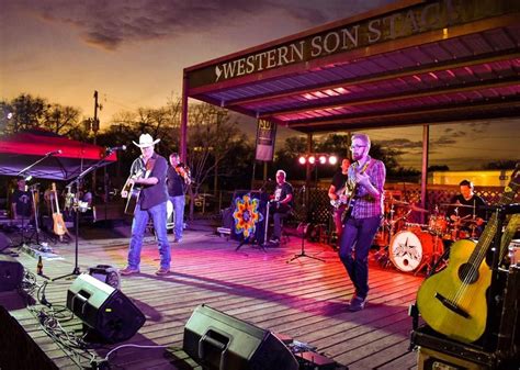 Outdoor live country music concert at Western Son Distillery # ...