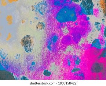 Calm Spot Wet Rainbow Blot Grunge Stock Illustration 1824808115 | Shutterstock