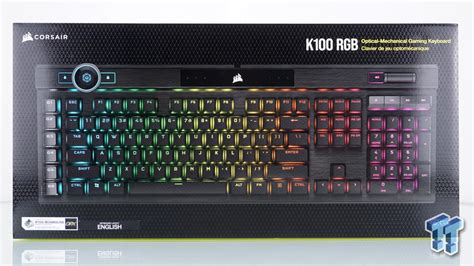 Corsair K100 RGB Optical-Mechanical Gaming Keyboard Review