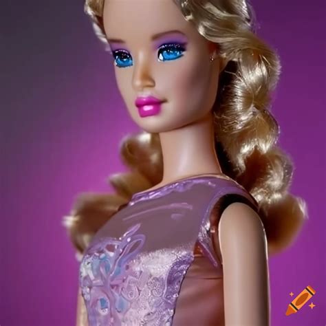 High-resolution image of a barbie doll on Craiyon