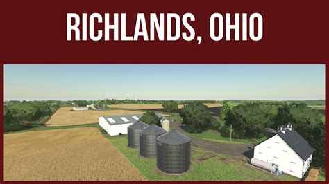 Farming Simulator 22ohio Richlandsfirst Looknew Map For Fs22ps5 ...