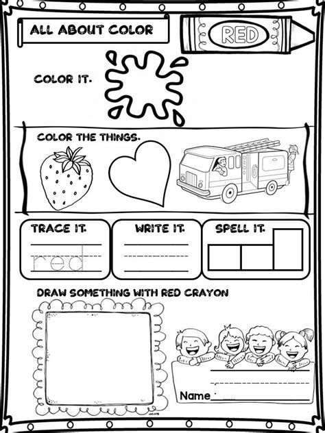 All About Colors: Colors Worksheets Kindergarten | Made By Teachers