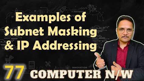 Subnet Masking and IP Addressing Examples in Computer Networks - 1 ...