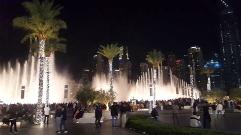 Burj park fountain - YouTube