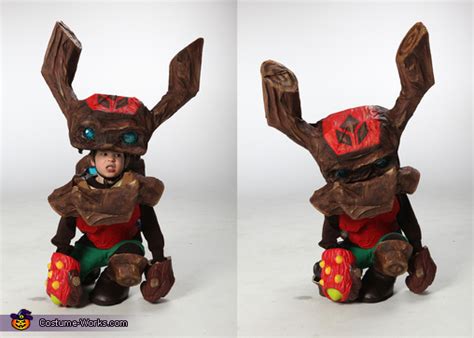 Skylander Tree Rex Costume | DIY Costumes Under $25 - Photo 3/3