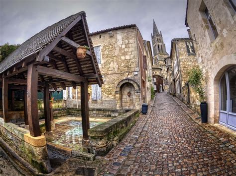 French Cobblestone Street Wallpaper | Free HD Downloads