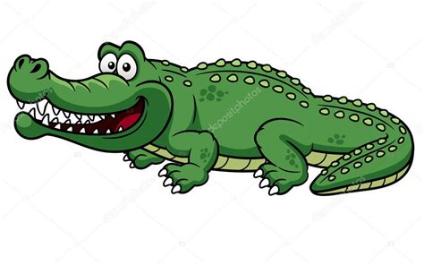 Cartoon crocodile — Stock Vector © sararoom #28933865