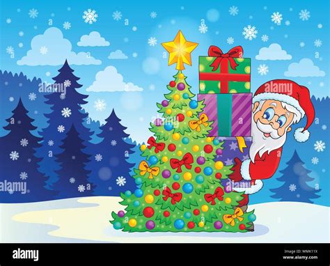 Santa Claus theme image 9 Stock Vector Image & Art - Alamy