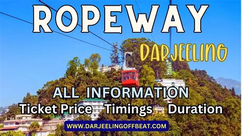 Darjeeling Ropeway: All Information, History, Online Booking