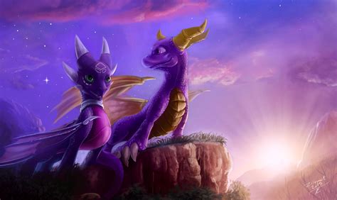 Spyro And Cynder by zilvart on DeviantArt