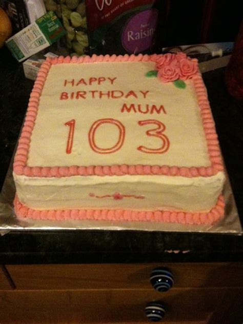 103Rd Rose Birthday Cake - CakeCentral.com