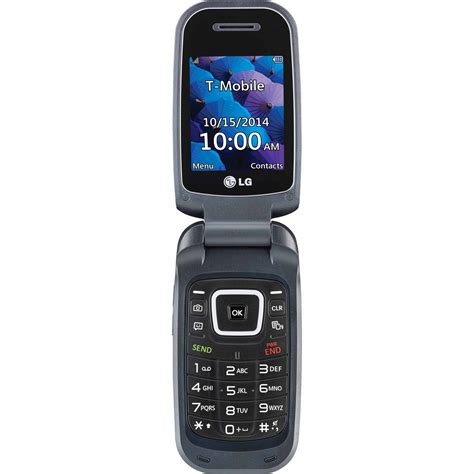 T-Mobile LG 450 Pre-Paid Flip Phone - Black - TVs & Electronics ...