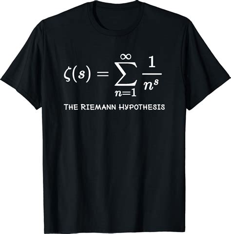 Cool The Riemann Hypothesis Funny Math Teacher Hard Question T-Shirt - Walmart.com