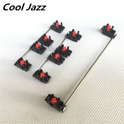 Cool Jazz Mechanical keyboard cherry mx switch pcb mounted stabilizer black case 6.25u modifier ...