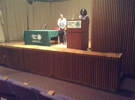 Speaking at the Carter G. Woodson Regional Library in Chicago | Chicago ...