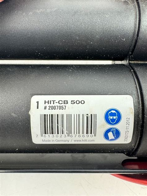 HILTI HDM 500 Manual Epoxy Gun Dispense HIT-CR 500 Cartridge Excellent Condition | eBay